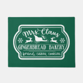 Claus Gingerbread Bäckerei Fußmatte (Vorderseite)
