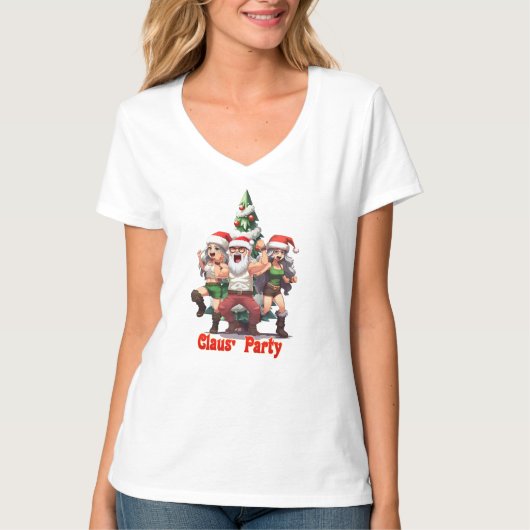 Claus Party T-Shirt (Vorderseite)