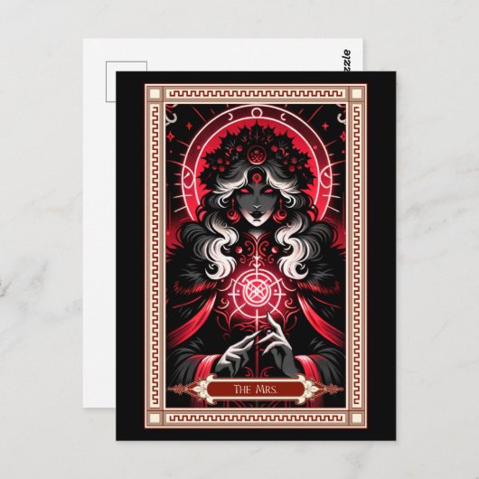 Claus Tarot Card Postkarte (Vorne/Hinten)