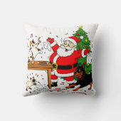 Claus-trophobia: Santa’s Cookie Chaos Crew Kissen (Rückseite)