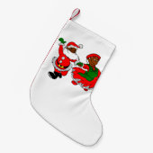 Claus Weihnachten Strumpf Kleiner Weihnachtsstrumpf (Vorderansicht (hängend))