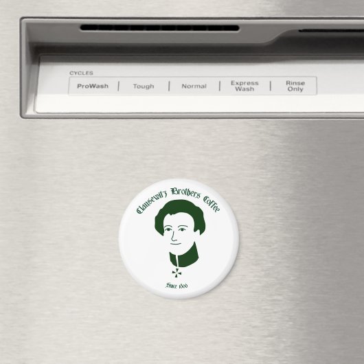 Clausewitz Brothers Kühlschrankmagnet (In Situ (Geschirrspüler))