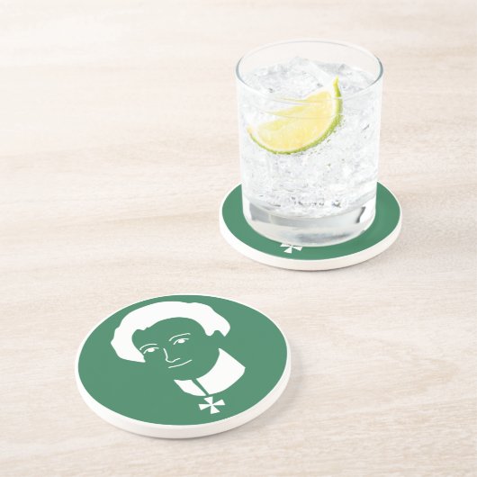 "Clausewitz Bruder-Kaffee-" Sandstein-Untersetzer Untersetzer (Seite)