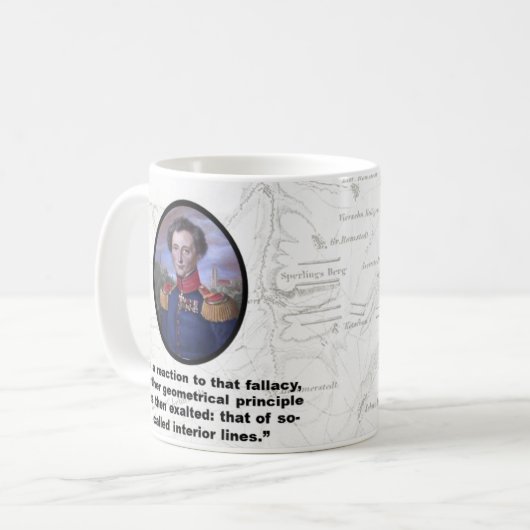 Clausewitz und Jomini hassten sich… Kaffeetasse (Vorderseite Links)