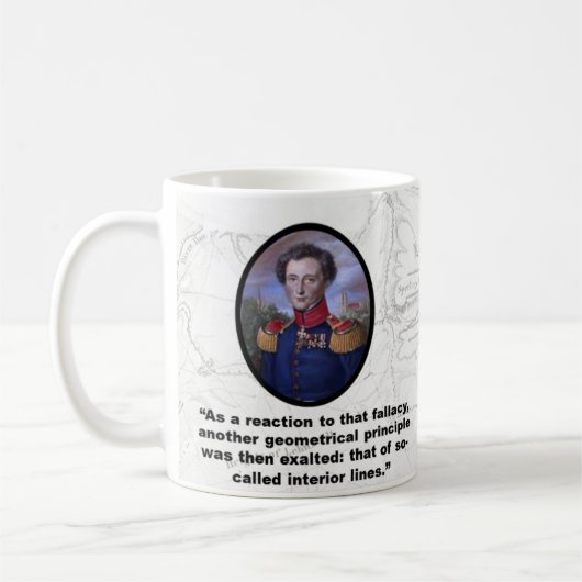 Clausewitz und Jomini hassten sich… Kaffeetasse (Links)