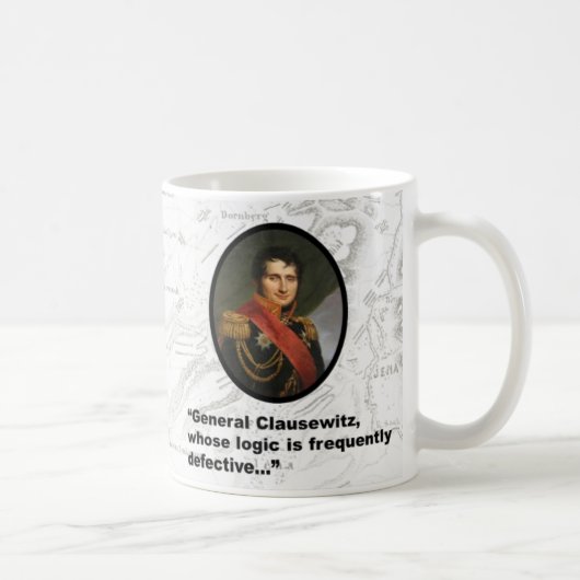 Clausewitz und Jomini hassten sich… Kaffeetasse (Rechts)