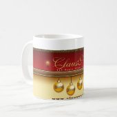 ClausNet Mitgliedsheiße Kakao-Tasse Kaffeetasse (Vorderseite Links)