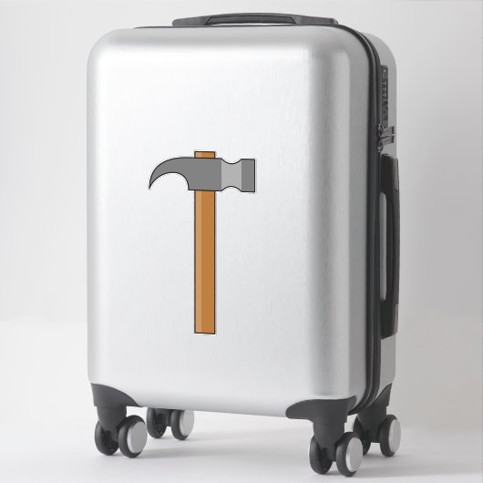 Claw Hammer Cartoon Aufkleber (Koffer)