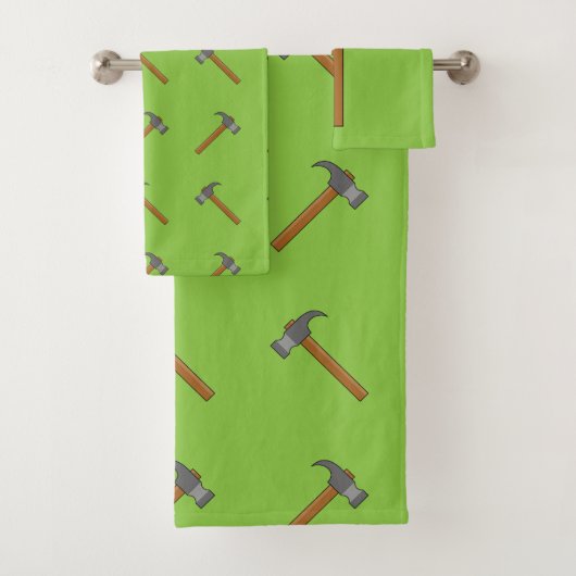 Claw Hammer Cartoon Badhandtuch Set (Insitu)
