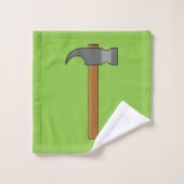 Claw Hammer Cartoon Badhandtuch Set (Waschlappen)