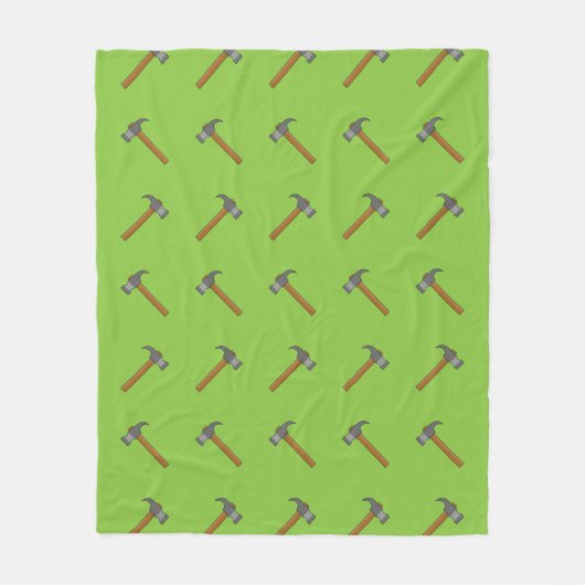 Claw Hammer Cartoon Fleecedecke (Vorderseite)