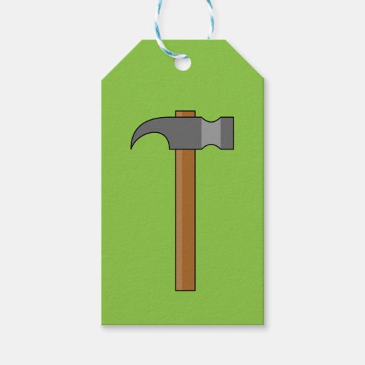 Claw Hammer Cartoon Geschenkanhänger (Vorderseite)