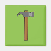 Claw Hammer Cartoon Magnet (Vorne)