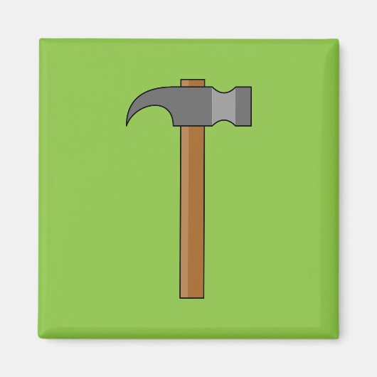 Claw Hammer Cartoon Magnet (Vorne)