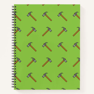 Claw Hammer Cartoon Notizblock