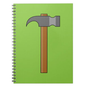 Claw Hammer Cartoon Notizblock