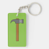 Claw Hammer Cartoon Schlüsselanhänger (Rückseite)
