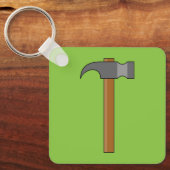 Claw Hammer Cartoon Schlüsselanhänger (Vorderseite)