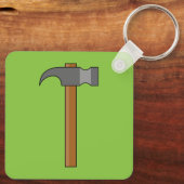 Claw Hammer Cartoon Schlüsselanhänger (Rückseite)