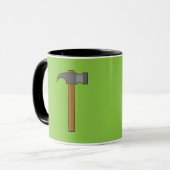 Claw Hammer Cartoon Tasse (Vorderseite Links)