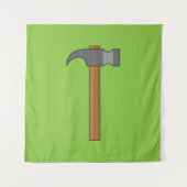 Claw Hammer Cartoon Wandteppich (Vorderseite)