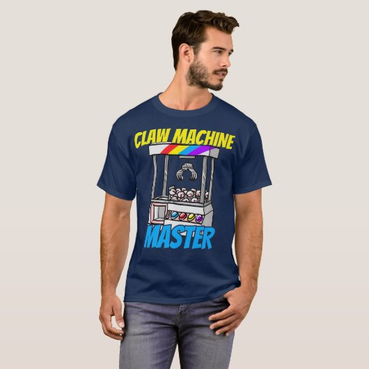 Claw Machine Master Crane Game Enthusiasten Gesche T-Shirt (Vorne ganz)