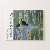 Claw Monet Water Lilies Cat Pond Puzzle (Horizontal)