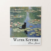 Claw Monet Water Lilies Cat Pond Puzzle (Vertikal)