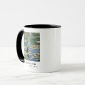 Claw Monet Water Lilies Cat Pond Tasse (Vorderseite Links)