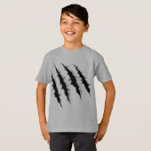 Claw Scratch Kid's Basic Light Steel T - Shirt (Vorne ganz)