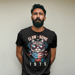 Claw-some Cat - Personalisierte Coole Kitty T-Shirt