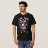 Claw-some Cat - Personalisierte Coole Kitty T-Shirt (Vorne ganz)