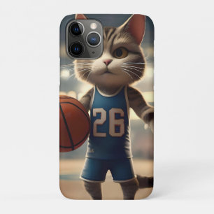 Claw-some Hoops: Der Fearless Cat Basketballer Case-Mate iPhone Hülle
