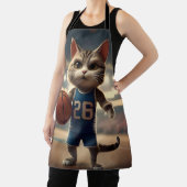 Claw-some Hoops: Der Fearless Cat Basketballer Schürze (InSitu)