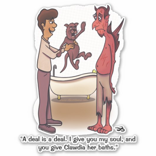 Clawdia Custom Cut Stickers Aufkleber (Vorderseite)