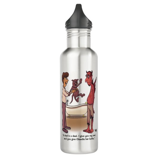 Clawdia Edelstahlflasche (Links)