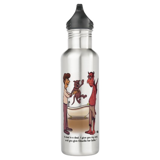 Clawdia Edelstahlflasche (Rechts)