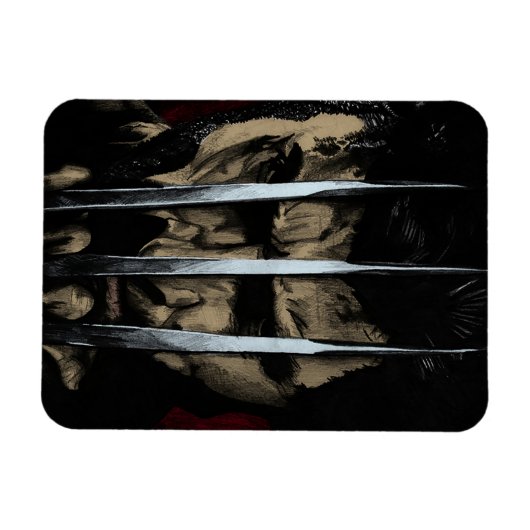 Clawed hero magnet (Horizontal)