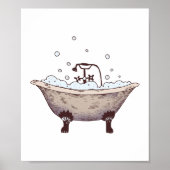 CLAWFOOT BATHTUB POSTER (Vorne)