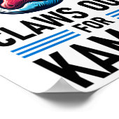 Claws for Kamala Poster (Ecke)