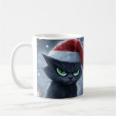 'Claws Humbug' Grumpy Christmas Cat Coffee Cup Kaffeetasse (Links)