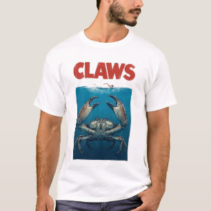 CLAWS Lustige Krabben-Parodie-Shirt Ozean-Film-P T-Shirt