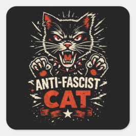 Claws of Resistance Quadratischer Aufkleber