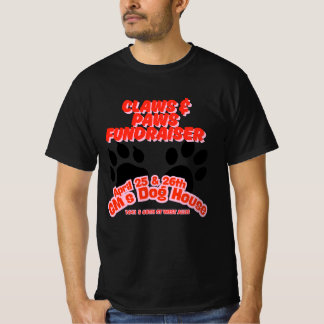 Claws & Paws Fundraisers - The List T-Shirt
