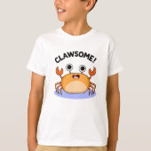 Clawsome Funny Phantastisch Crab Pub T-Shirt (Vorderseite)