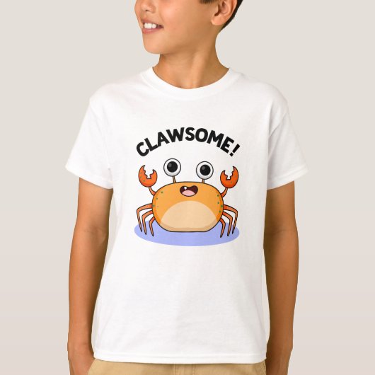 Clawsome Funny Phantastisch Crab Pub T-Shirt (Vorderseite)