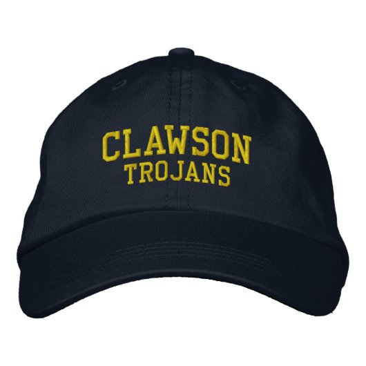 Clawson High School bestickt Baseball-Hat Bestickte Baseballkappe (Vorderseite)
