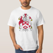 Claxton Familienwappen T-Shirt (Vorderseite)