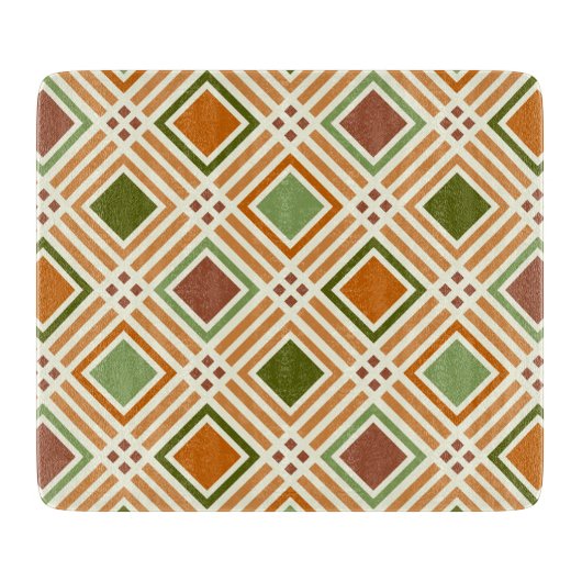 Clay Algae Pattern Schneidebrett (Vorderseite)