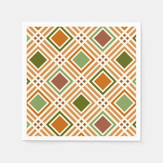 Clay Algae Pattern Serviette (Vorderseite)